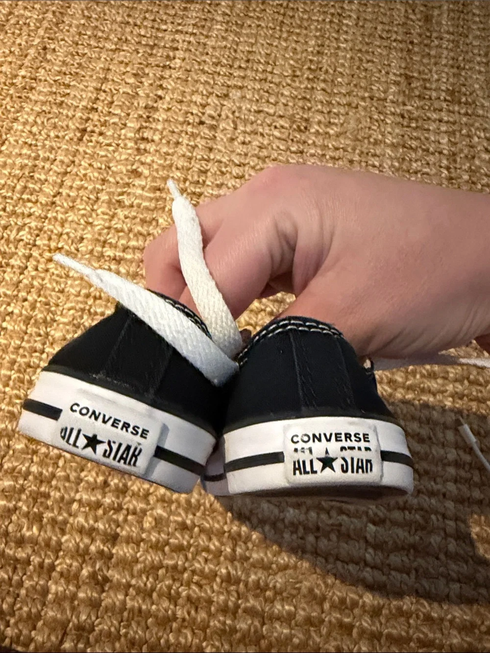 Converse Kids Low Top Sneakers - Black & White